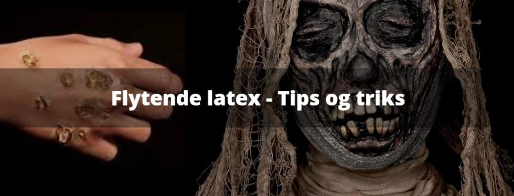 halloween sminke flytende latex tips zombiesminke